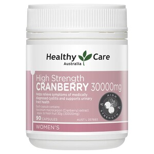 [PRE-ORDER] STRAIGHT FROM AUSTRALIA - Healthy Care High Strength Cranberry 30000mg 90 Capsules